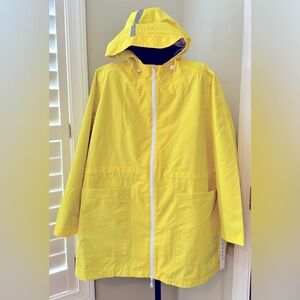 Nuage New With Tags Waterproof pocketed Hooded Vented Rain Jacket Size 2X